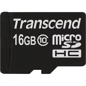Transcend Premium microSDHC-kaart 16 GB Class 10