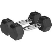 Rebel Active Serie - Hex Dumbbells - 2x3kg - Gietijzer en Rubber