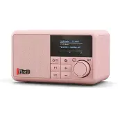 Pinell COMPACT Pink - Bluetooth - DAB+/FM - Bass speaker