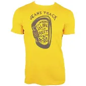 Jeanstrack Presa T-shirt Met Korte Mouwen Geel S Man