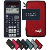 Texas Instruments TI-30X Plus MathPrint incl. WYNGS Beschermhoes Rood - Wetenschappelijke Rekenmachine - Basis Pakket