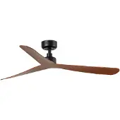 Faro Rocker M (Ø132cm) Plafondventilator Black | Walnut