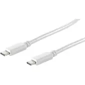 S-Impuls USB-C kabel | USB3.1 10 Gbps | PD 60W | 4K 60Hz | wit | 1 meter
