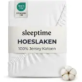 Dreamhouse Hoeslaken - enkel jersey - wit - 80/90/100x200 cm