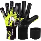 Ho Soccer Kontrol Rage Junior Goalkeeper Gloves Geel 3.5 Kinderen