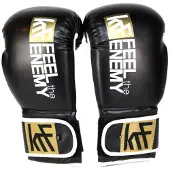 Krf Feel The Enemy New Training Gloves Zwart 8oz