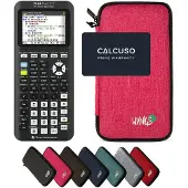 Texas Instruments TI-84 Plus Ce -T Python Edition incl. WYNGS Beschermhoes Roze - Grafische Rekenmachine - Basis Pakket