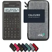 Casio fx-82MS 2nd edition incl. WYNGS Beschermhoes Lichtgrijs - Wetenschappelijke Rekenmachine - Basis Pakket