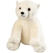 Ravensden Pluche knuffel - ijsbeer - noordpool knuffel thema - 30 cm