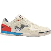 Joma Top Flex Zaalvoetbalschoenen (IN) Beige Blauw Felrood Zilver