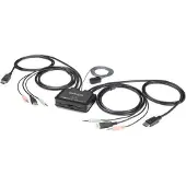 StarTech.com KVM Switch - STARTECH - SV211DPUA4K - 2 Poorten - 4K 60 Hz - Audio 3,5 mm