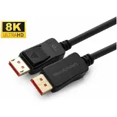 Microconnect MC-DP-MMG-300V1.4, 3 meter, DisplayPort, DisplayPort, Samec, Samec, 7680 x 4320 pixels