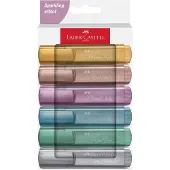 Faber-Castell tekstmarker 46 - 6 stuks - metallic - FC-254676