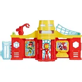 Adlibris Hasbro Spidey en zijn Supervrienden - Iron Man Toren Speelset + Actiefiguur - Interactieve functies - Vanaf 3 jaar - F9351