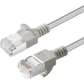 Microconnect V-FTP6A02-SLIM, 2 meter, Cat6a, U/FTP (STP), RJ-45, RJ-45, grijs