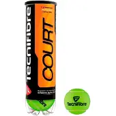 Tecnifibre Court Tennis Balls Box Transparant 36 x 3 Balls