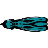 BEUCHAT Power Jet Ressort Diving Fins Blauw EU 44-45