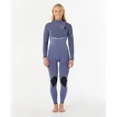 Rip Curl WMS E-Bomb Zip Free 4/3mm - Grey Blue