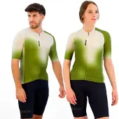 Santini - Aura S/S Jersey - Fietsshirt S, olijfgroen