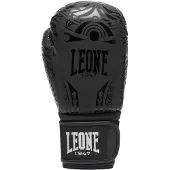 Leone1947 Haka Artificial Leather Boxing Gloves Zwart 16 oz
