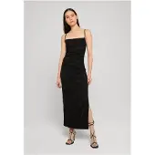 Urban Classics Maxi-jurk - Ladies Stretch Lace Dress - XS tot XL - voor Vrouwen - zwart | Maat L