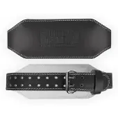 Gorilla wear Halterriem - 6 Inch Padded Leren Lifting Belt - Zwart - S/M