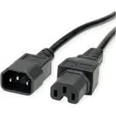 ACT Netsnoer C14 - C15 zwart 2 m AK5003