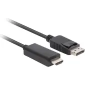 Lanberg DisplayPort to HDMI Kabel Lanberg CA-DPHD-11CC-0050-BK Black
