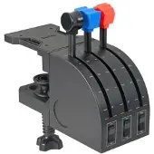 Logitech Vliegsimulator joystick - Bedraad - G - Saitek Pro Flight - Compatibel met PC - Zwart