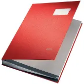 Leitz Vloeiboek Karton - 20 bladen - Rood