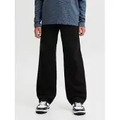 Jack & Jones Junior Jeans 'JJICHRIS JJORIGINAL' black denim