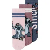 Name it Sokken 'NMFJinea Stitch' navy / mauve / rosa / zwart