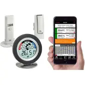 TFA-Dostmann Weatherhub SmartHome System Cossy Radar 31.4008.02 Schimmelradar Wit