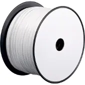 Goobay Telefoonkabel 6-aderig op rol - CCA (AWG28) / wit - 100 meter