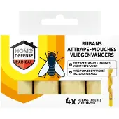 KB Home Defense Vliegen plakstrip | | 4 stuks (Inclusief punaises)