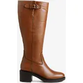 5PM Dames Laars | Cognac | Maat: 38