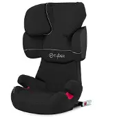 Cybex Solution X-Fix, Peuter Autostoel Groep 2/3, Puur Zwart - Zwart
