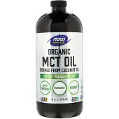 Now Foods – MCT Olie, Biologisch 946 ml