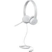 Lenovo Draadloze hoofdtelefoon - - Len Stereo USB Headset 100 - Wit - USB - Volume-instelling