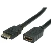Value HDMI High Speed Cable met Ethernet M-F, 3 m