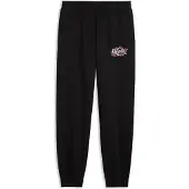 Puma Sportbroek 'Essentials Nature 2.0' lila / zwart / wit