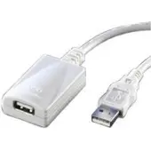 Value USB 2.0 verlenging, 1 poort, wit, 5 m
