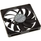 Akasa AK-FN076 Slimline PC-ventilator Zwart (b x h x d) 80 x 80 x 10.8 mm