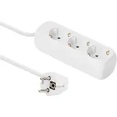 Microconnect 3-Way - Coupe-circuit - entrée : alimentation - connecteurs de sortie : 3 - 1.8 m cordon - blanc