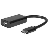 Microconnect USB3.1CMDPB video kabel adapter 0,2 m USB C Mini DisplayPort Zwart