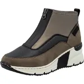 Rieker Enkellaarsje ombergrijs / taupe / zwart