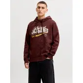 Jack & Jones Sweatshirt bruin / geel / wit