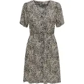 ONLY Jurk 'ONLEvida' beige / bruin / zwart