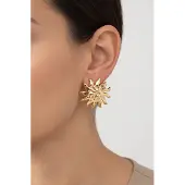 Purelei Iconic Sun Ohrringe Gold Maat: OS | Oorbellen Outlet | Dames | Geel