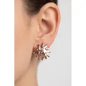 Purelei Iconic Sun Ohrringe Rosegold Maat: OS | Oorbellen Outlet | Dames | Geel